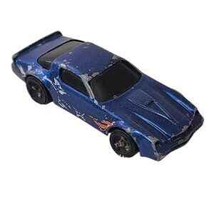 Hot Wheels 1999 Mainline #1078 Camaro Z-28 Blue 1:64 Scale Die-Cast Toy Car